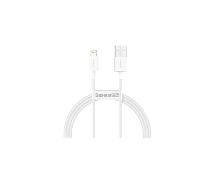 Baseus Superior Series Fast Charging Data Cable USB to iP 2.4A 1m White – CALYS-A02