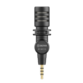 Boya BY-M110 Mininature 3.5mm TRRS Condenser Microphone Boya BY-M110 Mininature 3.5mm TRRS Condenser Microphone