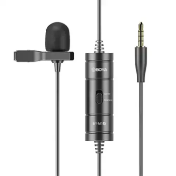 Boya BY-M1S Universal Lavalier Microphone ideal for vlogs Boya BY-M1S Universal Lavalier Microphone ideal for vlogs