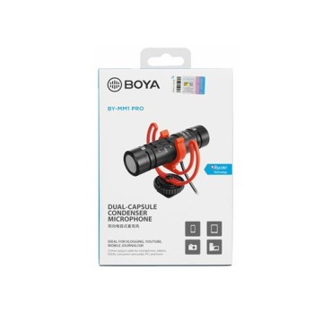 Boya BY-MM1 Pro Condenser Dual-Capsule Microphone Boya BY-MM1 Pro Condenser Dual-Capsule Microphone