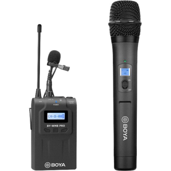 Boya BY-WM8 Pro-K3 Wireless UHF Dual-Channel Microphone System Boya BY-WM8 Pro-K3 Wireless UHF Dual-Channel Microphone System