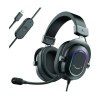FIFINE Ampligame H6 USB RGB Headset for PC Gaming (with In-line Controls of 7.1, EQ Modes Volume & Mute)