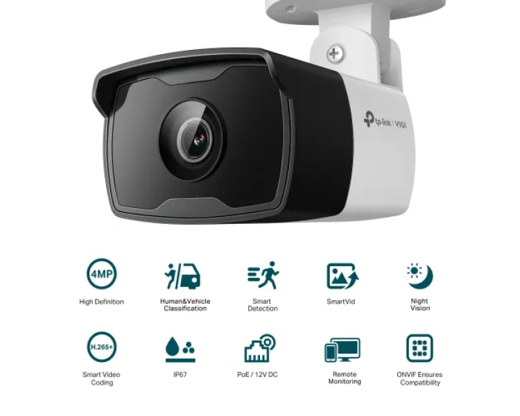 TP-Link VIGI C340I IP 4MP IR Bullet Camera