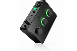 FIFINE SC1 Recording USB Interface with 48V Power/50dB Gain, XLR & Instrument In, Headphone