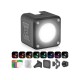 Ulanzi Waterproof IP68 Lighting Kit Mini Cube with 8 Color Gel Filters