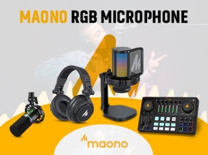 MAONO Studio Equipment - headphone microphone maonocaster