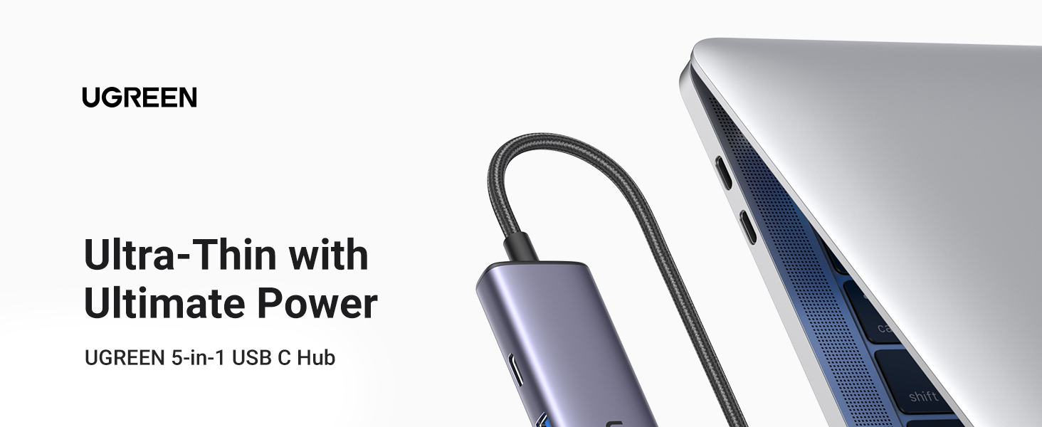 UGREEN CM500(90376) USB 4.0 5-IN-1 MULTIFUNCTION HUB