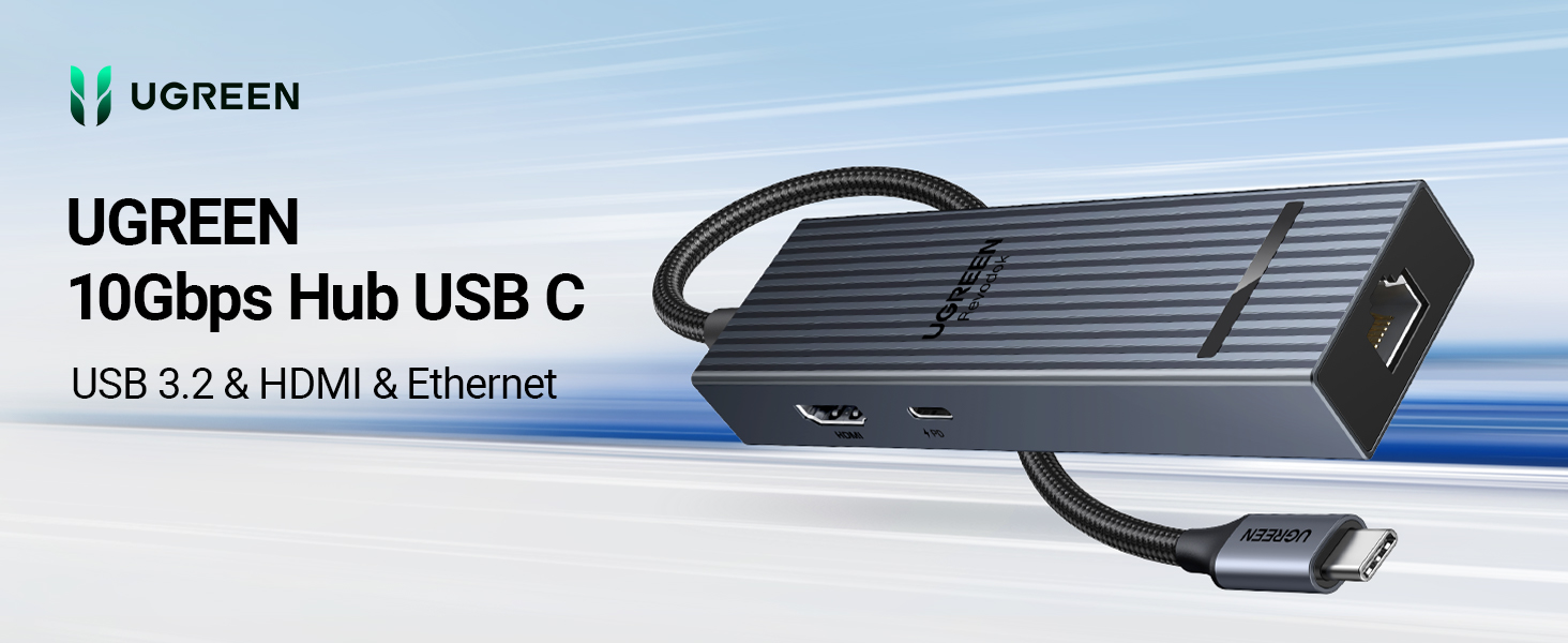 UGREEN CM828 (45364) 6 IN 1 USB C DOCKING STATION