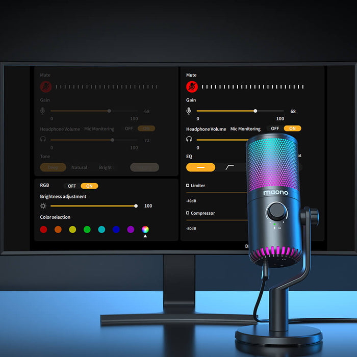 MAONO DM30 RGB USB Gaming Microphone